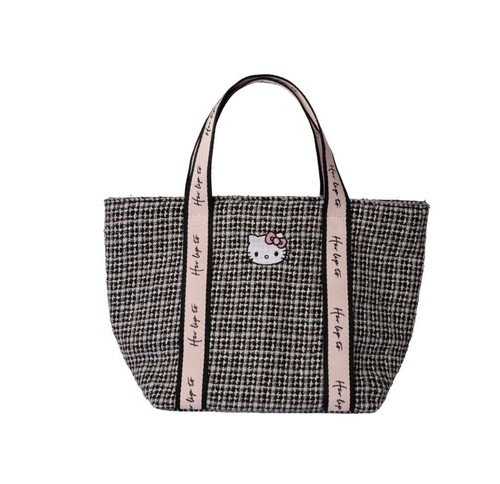 Borsa tote tweed labbra - tweed,