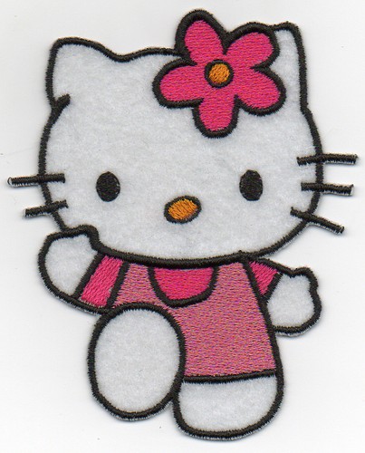 Patch ricamo toppa hello - toppa,