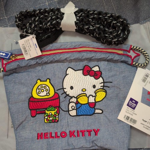 Marsupio denim hello kitty - hello,