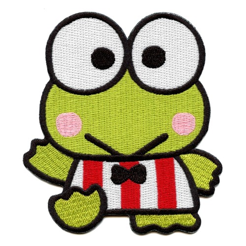Keroppi altezza saluta toppa - keroppi,